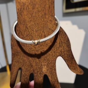 Elegant Silver and Gold Women's Bracelet